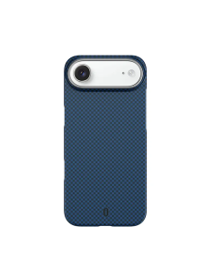 Funda iPhone 17 Air Fibra Aramida MagSafe Aramid Armor Azul | WiWU
