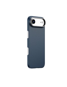 Funda iPhone 17 Air Fibra Aramida MagSafe Aramid Armor Azul | WiWU 2