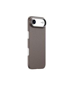 Funda iPhone 17 Air Fibra Aramida MagSafe Aramid Marrón | WiWU 2