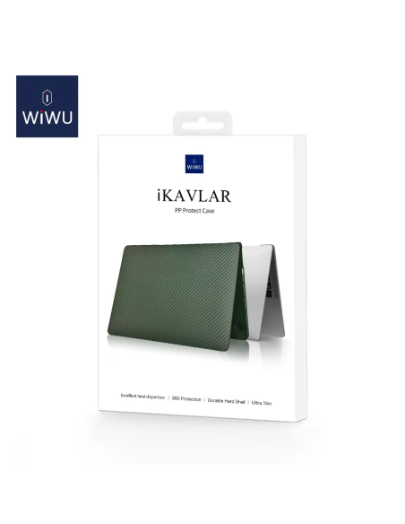 Carcasa Ikavlar para Air 13.6", Verde
