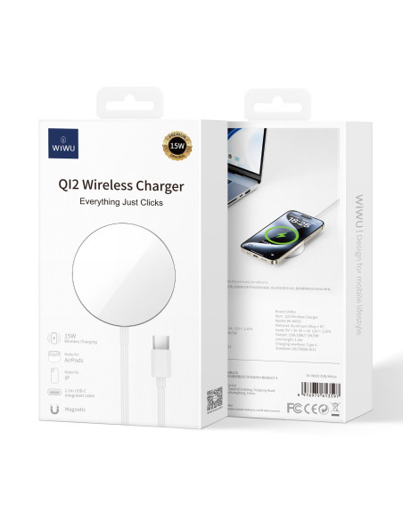 Qi2.0 Wireless Charger WHITE