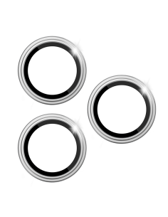 Protector Lente Titanio 3D para iPhone 17 Pro (Plata) (3 lentes/paquete) 2