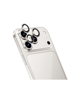 Protector de Lente de Zafiro PVD Bicolor para iPhone 17 Pro(Plata) (3lentes/paquete)