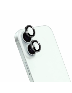Protector de Lente de Zafiro PVD Bicolor para iPhone 17/16(Gris) (2lentes/paquete)