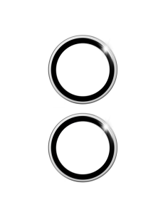 Sapphire Bi-Tone Lens Protector for iPhone 17/ iPhone 16 6.1/ iPhone 16 6.7 Silver (2 Lenses/Pack) 2
