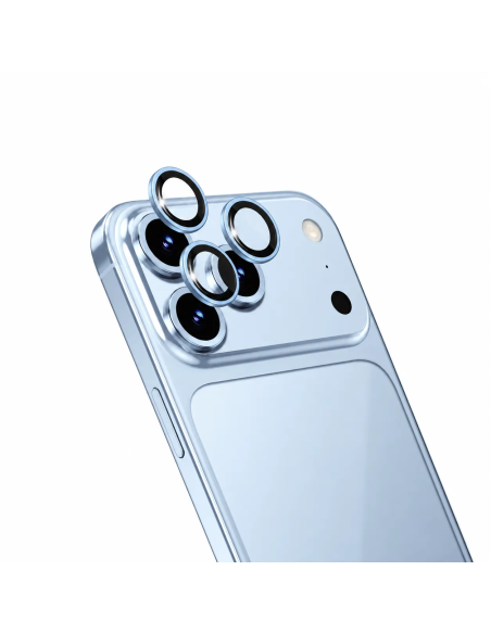 Protector de lentes iPhone 18 Pro/18 Pro Max Sapphire (Azul claro)