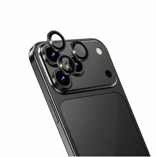 Protector de lentes iPhone 18 Pro/18 Pro Max Sapphire (Negro)
