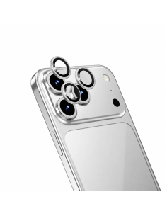 Protector de lentes iPhone 18 Pro/18 Pro Max Sapphire (Plata)