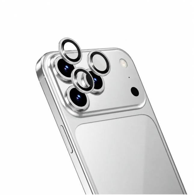 Protector de lentes iPhone 18 Pro/18 Pro Max Sapphire (Plata)