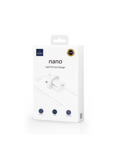 Cargador rápido PD de 30 W con enchufe británico