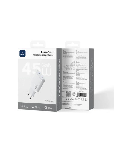 45 W Ultra-Compact GaN PD Charger with 2 USB-C Essen