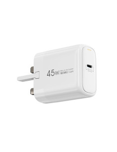 WiWU Stars 45W PD GaN 1 USB-C Fast Charger UK Plug