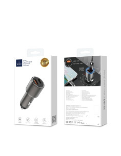 Cargador rápido para coche negro