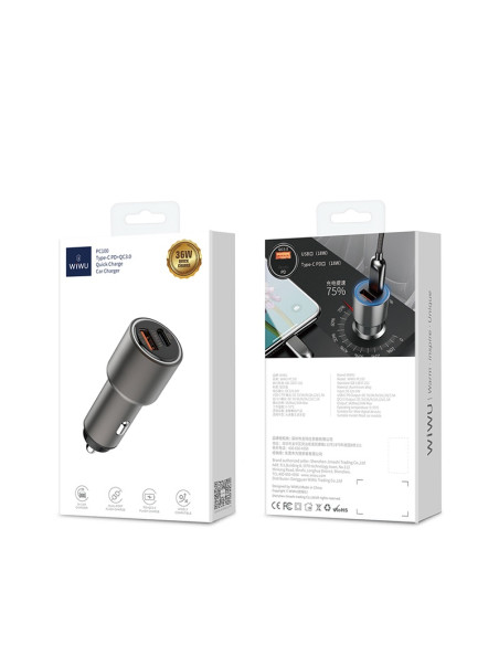 Black Fast Car Charger