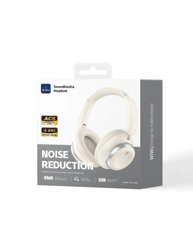 Cascos Soundbasha Headset  TD-17 ANC Beige