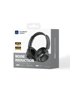 Cascos Soundbasha Headset  TD-17 ANC Negro