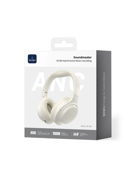 Cascos Soundmaster ANC 100H Blanco