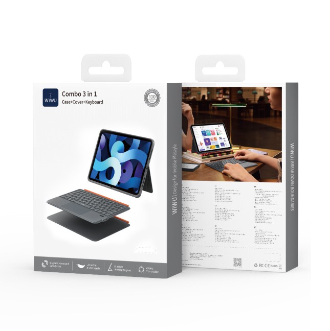 iPad 11th/10th/Air 11 Magnetic Keyboard Combo 3 in 1