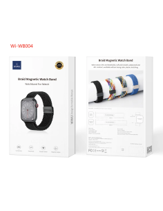 Correa trenzada para Apple Watch 42/44/45/49 mm, color negro