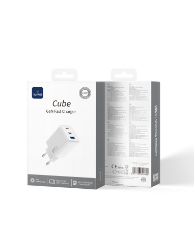 Cube Cargador Rápido de Cubo GaN de 67 W