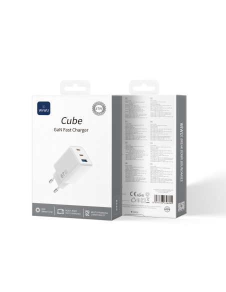 Cube Cargador Rápido de Cubo GaN de 67 W