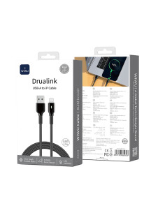 Drualink Cable USB-A a Lightning 12W – 1 m