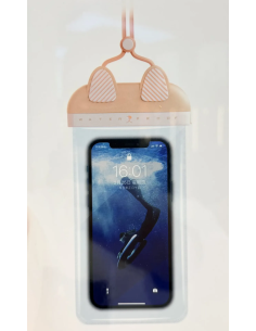 Pink Kitty Waterproof Case