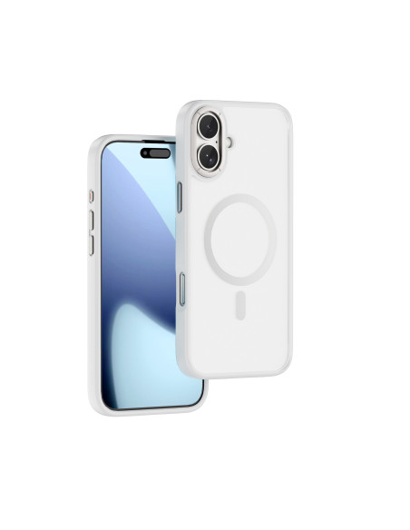 Funda iPhone 17 con MagSafe Mate Blanco con Bordes Blanco ARMOR PRO