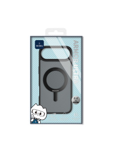 Funda iPhone 17 Air con Soporte y MagSafe Mate Negro con Bordes Negro ARMOR ULTRA