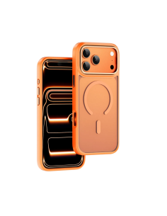 iPhone 17 Pro Case with MagSafe Orange Matte with Orange Edges ARMOR PRO