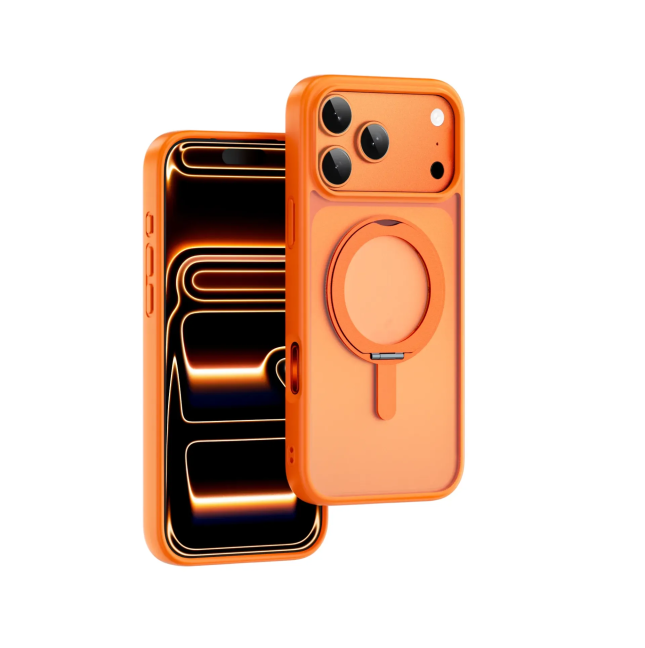 Funda iPhone 17/18 Pro Soporte MagSafe Armor Ultra Naranja | WiWU