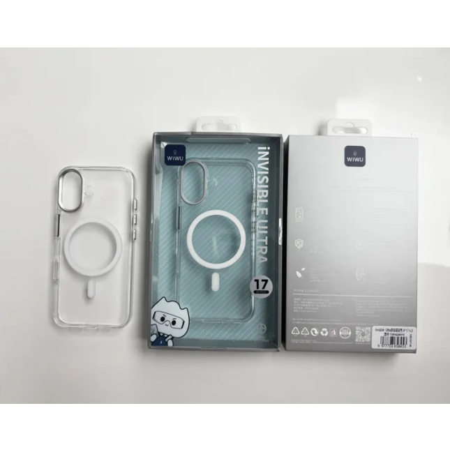 Funda iPhone 17 MagSafe iNVISIBLE ULTRA Transparente | WiWU