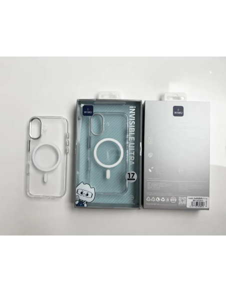 Funda iPhone 17 MagSafe iNVISIBLE ULTRA Transparente | WiWU