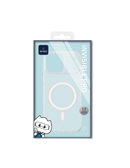 Funda iPhone 17 Pro Max con MagSafe Transparente Antiamarilleo iNVISIBLE ULTRA