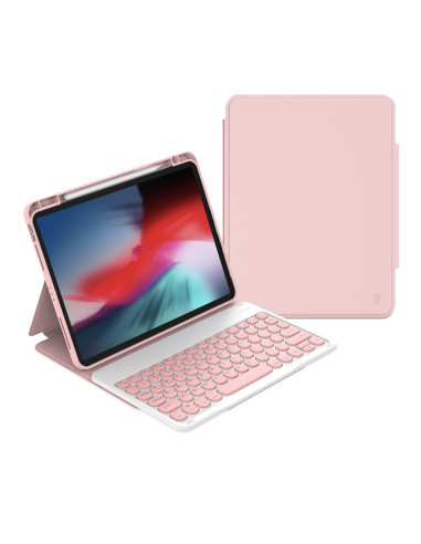 Funda Protectora con Teclado iPad Air 2024 10.9"/11" Rosa