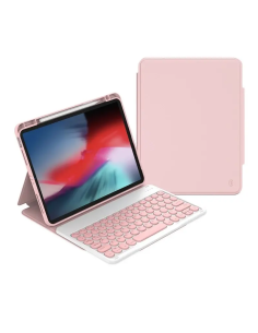 Funda Protectora con Teclado para A8 Rosa