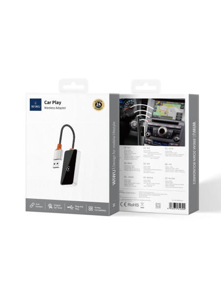 CarPlay Salida USB Compatible con Apple y Android