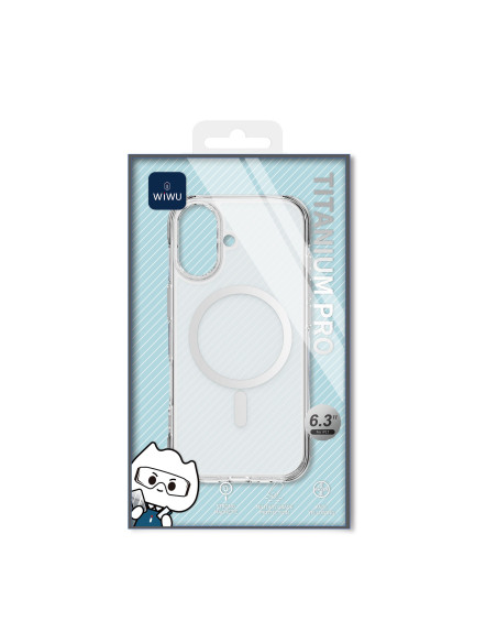 iPhone 17 Case with MagSafe Transparent Anti-yellowing TITANIUM PRO
