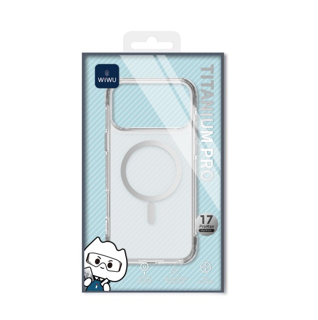 Funda iPhone 17/18 Pro MagSafe Titanium Pro Antiamarilleo | WiWU