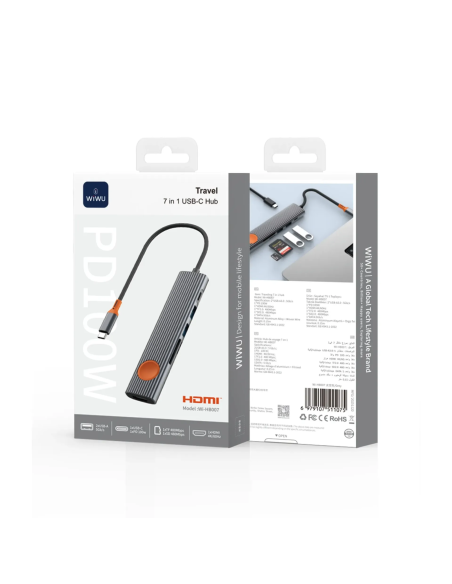 7 in 1 Type-C HUB Adapter