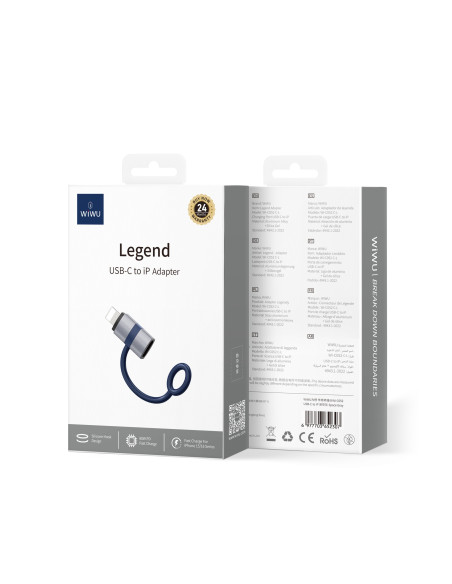 Adaptador USB-C a Lightning Legend