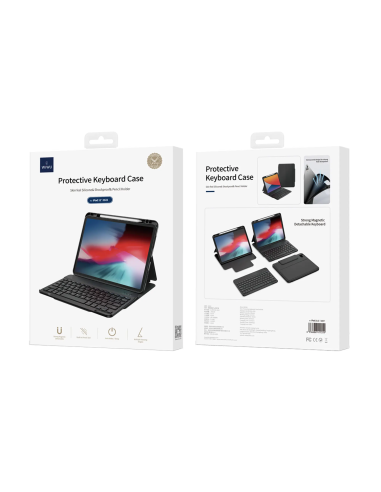 iPad Pro 13" Keyboard Case Black (Arabic+English)