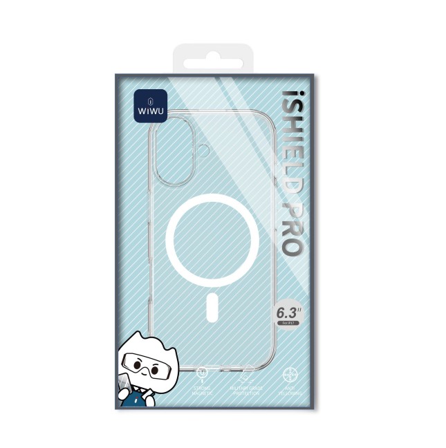 Funda iPhone 17 MagSafe Transparente Antiamarilleo iShield | WiWU